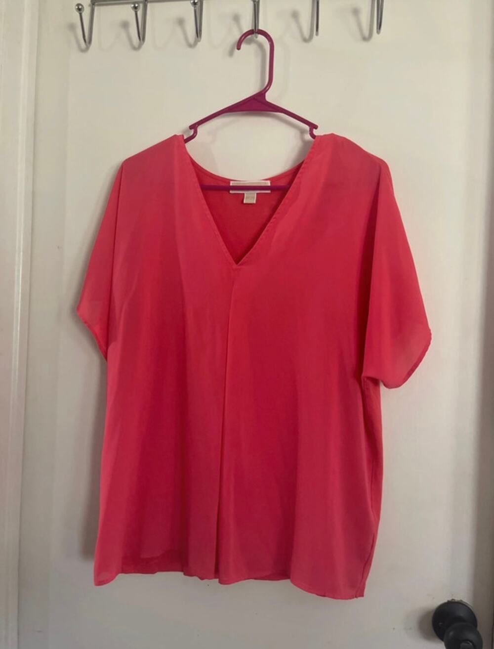 Women's Michael Kors Blouse Pink Size XL